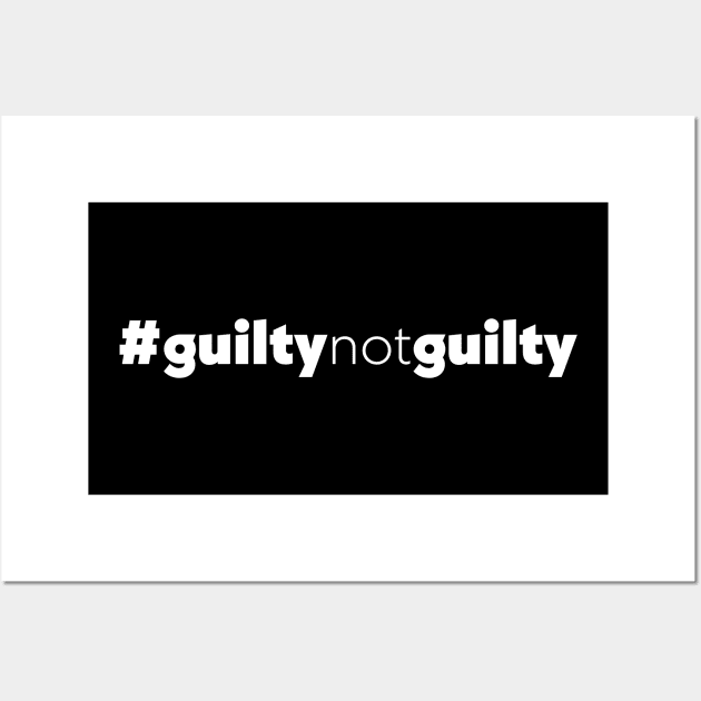 Guilty (not) guilty Trump impeachment trial Wall Art by CoolSheep